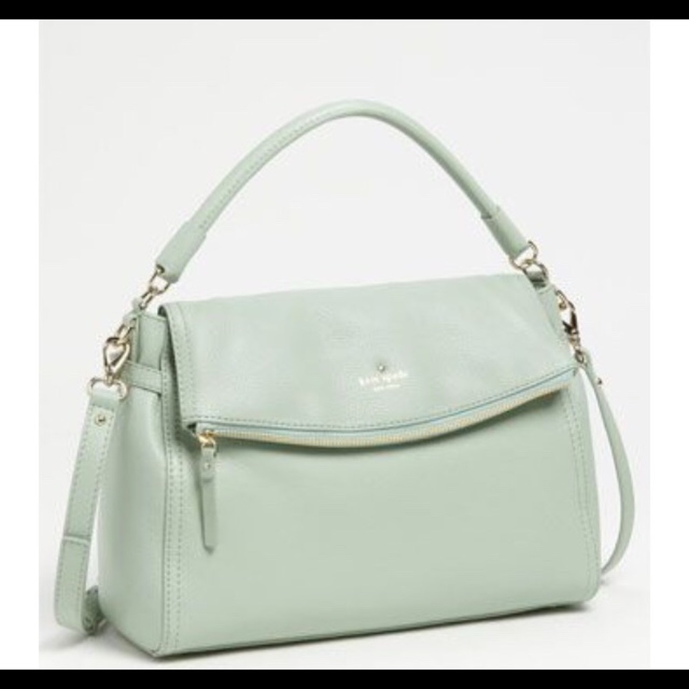 Kate Spade Cobble Hill Little Minka Mint Satchel